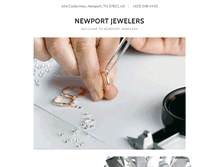 Tablet Screenshot of newportjewelers.net